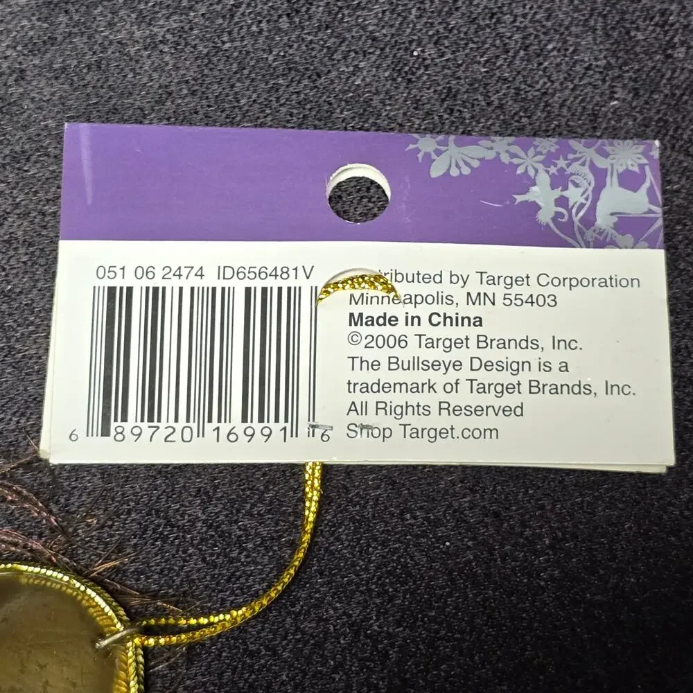 Target Home Holiday Couture Peacock Feather High Beaded Heel Christmas Ornament